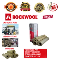 ROCKWOOL PIPA PROROX D120KG/M3 25MM - 50MM INSULASI PIPA PIPE SECTION